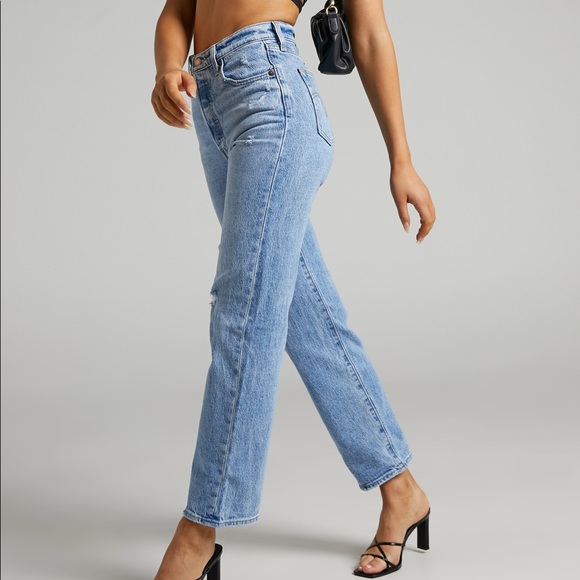 Levi’s RIBCAGE STRAIGHT ANKLE WOMEN'S JEANS - Picture 3 of 11